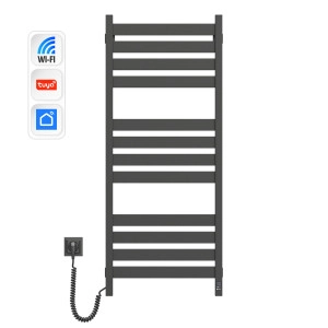 Рушникосушка Largo 500х1200 Sensor з Wi-Fi, лівобічна з таймером, чорний муар