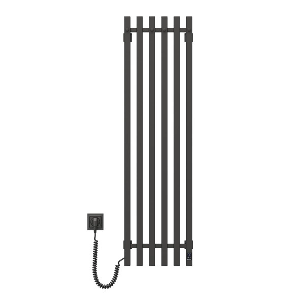 Electric towel dryer Navin Levante 330x1200 Sensor left-hand, black moiré