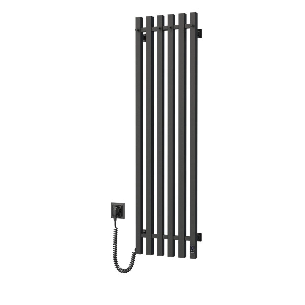 Electric towel dryer Navin Levante 330x1200 Sensor left-hand, black moiré