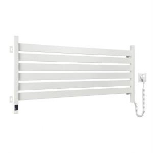 Електрична рушникосушка NAVIN Largo 1100х500 Sensor з Wi-Fi, широка правобічна, білий оксамит