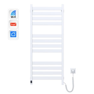 Рушникосушка Largo 500х1200 Sensor з Wi-Fi, правобічна з таймером, білий оксамит