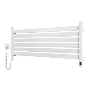 Електрична рушникосушка NAVIN Largo 1100х500 Sensor з Wi-Fi, широка лівобічна, білий оксамит