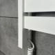 Электрический полотенцесушитель NAVIN Largo 1100х500 Sensor с Wi-Fi, широкий левосторонний, белый бархат