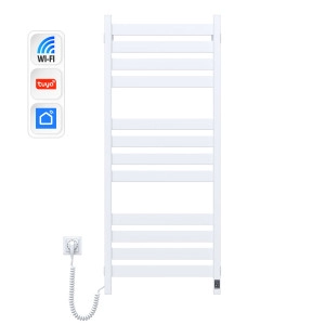 Рушникосушка Largo 500х1200 Sensor з Wi-Fi, лівобічна з таймером, білий оксамит